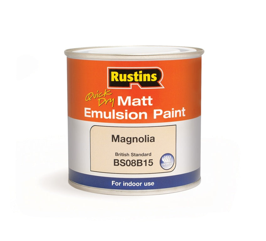 Rustins Matt Emulsion 250ml Magnolia