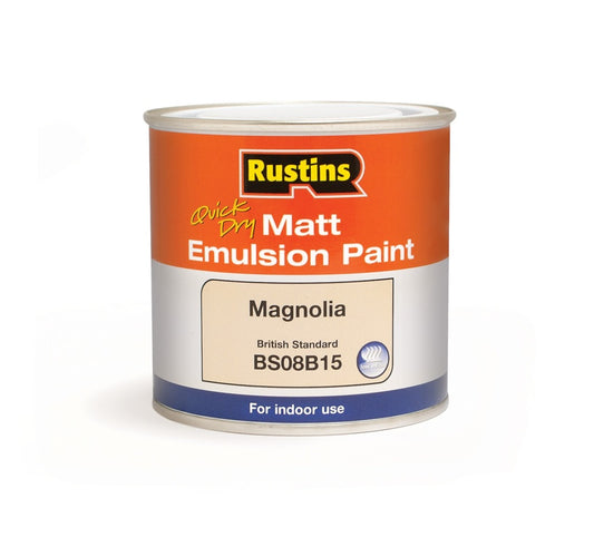 Rustins Matt Emulsion 250ml Magnolia