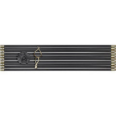 SupaTool Drain Rod Set with Durable Polybag 12 Piece