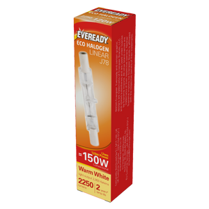 Eveready Eco Halogen Linear 220-240v 78mm Boxed 120w