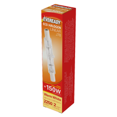Eveready Eco Halogen Linear 220-240v 78mm Boxed 120w