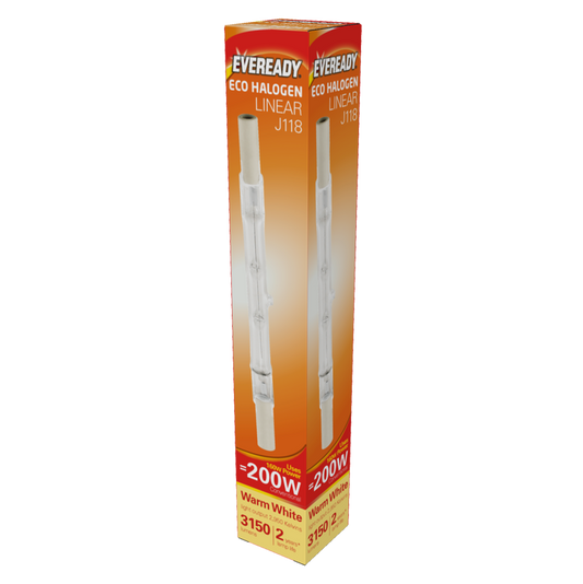 Eveready Eco Halogen Linear 220-240v 118mm Boxed 160w