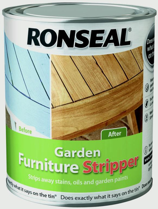 Ronseal Garden Furniture Stripper 750ml Clear