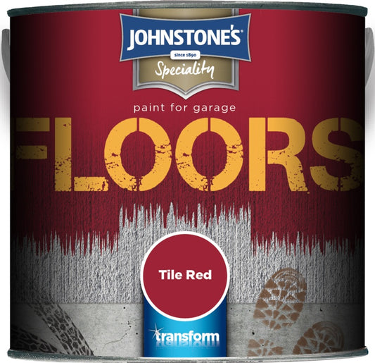 Johnstone's Garage Floor Paint 2.5L Tile Red