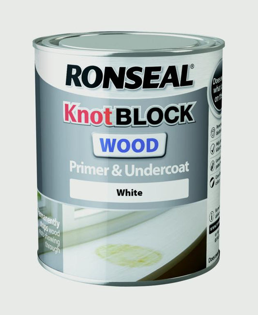 Ronseal Knot Block Primer & Undercoat 750ml White
