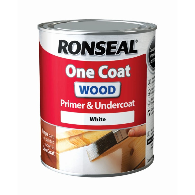 Ronseal One Coat Wood Primer & Undercoat 750ml