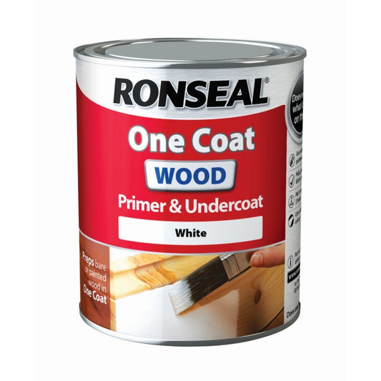 Ronseal One Coat Wood Primer & Undercoat 750ml