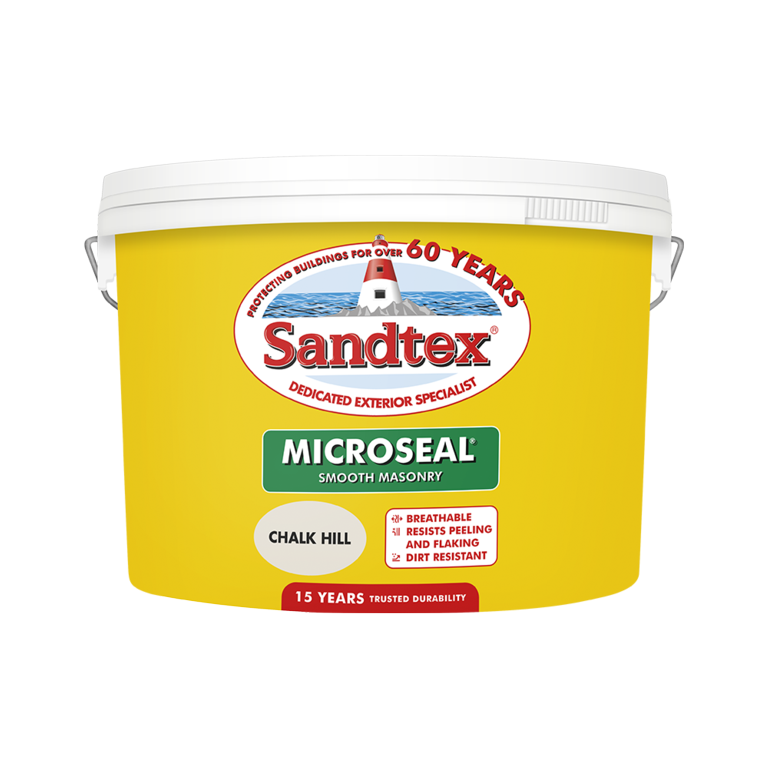 Sandtex Smooth Masonry Paint 10L Chalk Hill