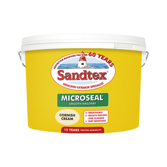 Sandtex Smooth Masonry Paint 10L Plymouth Grey