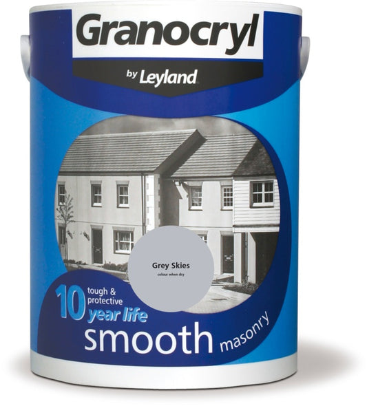 Granocryl Smooth Masonry 5L Grey Skies