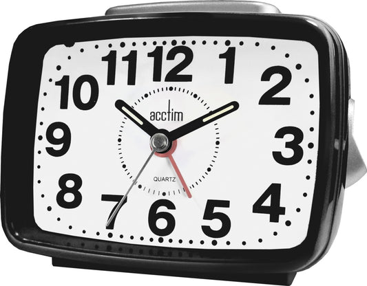 Acctim Titan 2 Sweep Seconds Hand Alarm Black