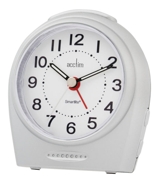 Acctim Astoria Smartlight Silent Sweep Alarm Silver