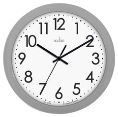 Acctim Abingdon Wall Clock Grey 25.5cm