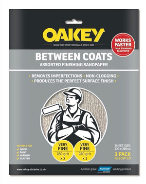 Oakey Between Coats Sheets Pack 3