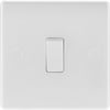 BG 2 Way White Round Edge Switch 1 Gang