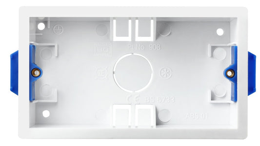 BG Rectangular Dry Lining Box 2 Gang 35mm