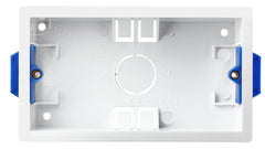 BG Rectangular Dry Lining Box 2 Gang 35mm