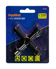 SupaTool 4 Way Utility Key