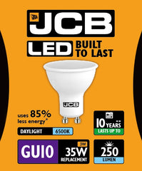 JCB LED GU10 3w 235lm 3000k Warm White