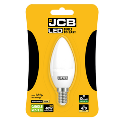JCB LED Candle 470lm Opal 6w B15 3000k