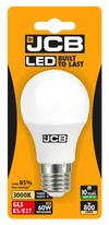 JCB LED A60 806lm Opal 10w B22 3000k