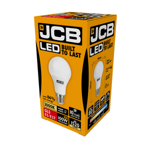 JCB LED A60 1520lm Opal 15w E27 2700k