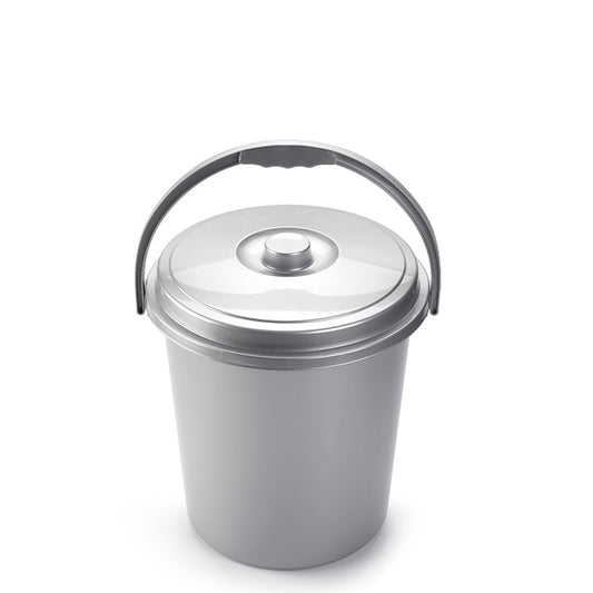 Plasticforte Silver Eco Dustbin 21L