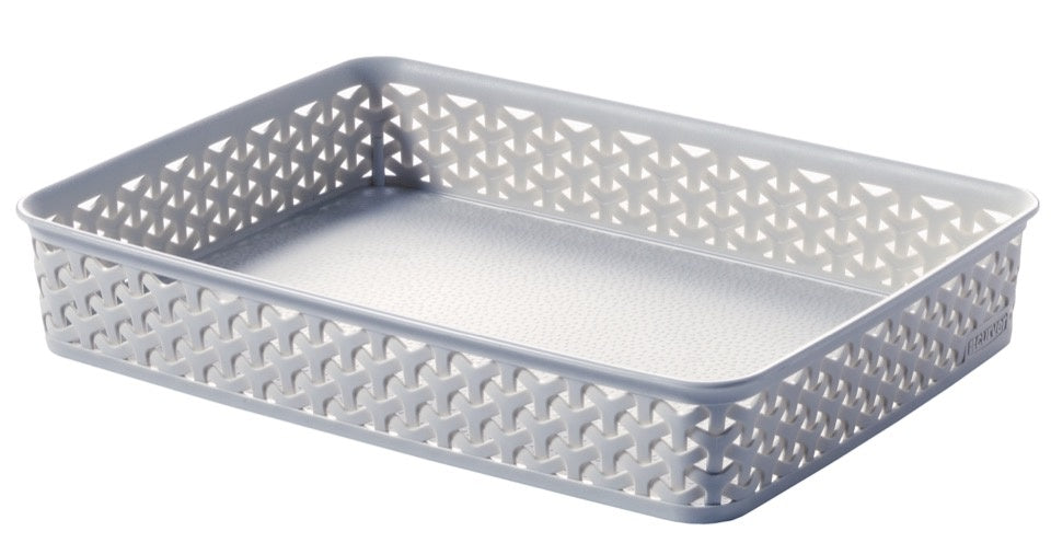 Curver Rattan A4 Tray Grey