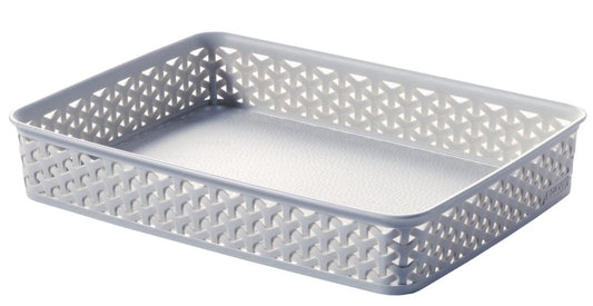 Curver Rattan A4 Tray Grey