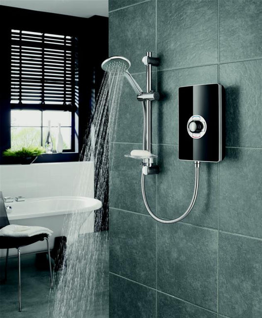 Triton Collection II 9.5kw Electric Shower Black Gloss