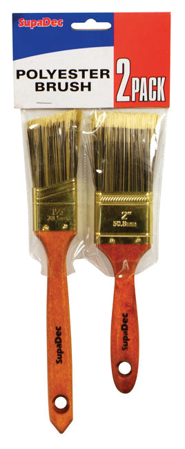 SupaDec Polyester Brush Set Pack 2