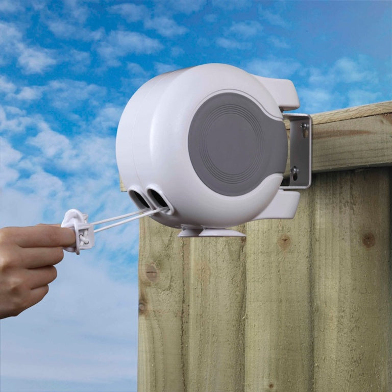 SupaHome Retractable Clothes Line 30m Double Line Reel