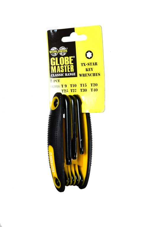 Globemaster Torx Tx StarÂ  Prof Scrwdriver T9,T10,T15,T20,T25,T27,T30,T40
