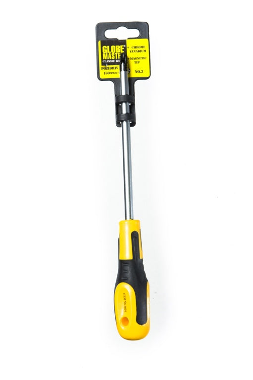 Globemaster Pozidrive Prof Screwdriver No3 150mm No.3 (6")