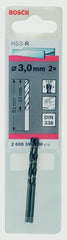 Bosch HSS Twist Point TEQ Drill Bit 2mm Pack 2