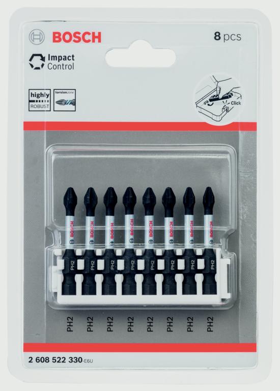 Bosch Impact PH Power Bit 50mm 8 Pack