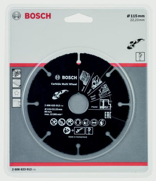 Bosch Carbide Multi Wheel 115mm