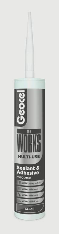 THE WORKS Multi-Use Sealant & Adhesive Grey