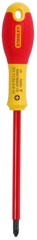 Stanley Fatmax Screwdriver Insulated Pozi PZ2 125mm
