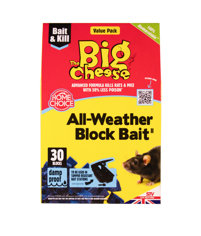 The Big Cheese All Weather Block Bait 30x10g