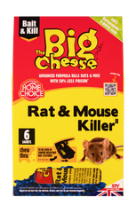 The Big Cheese Rat & Mouse Killer Grain 6x25g