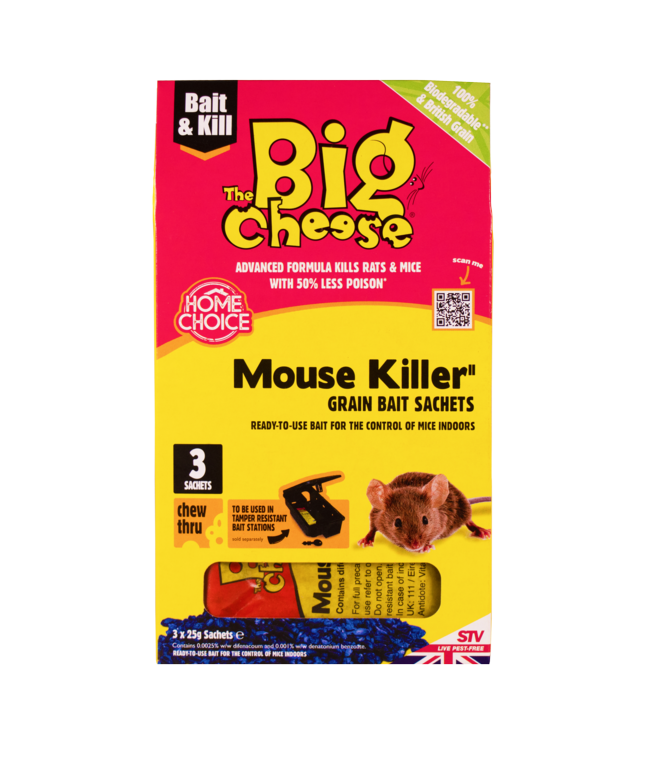 The Big Cheese Mouse Killer 3x25g