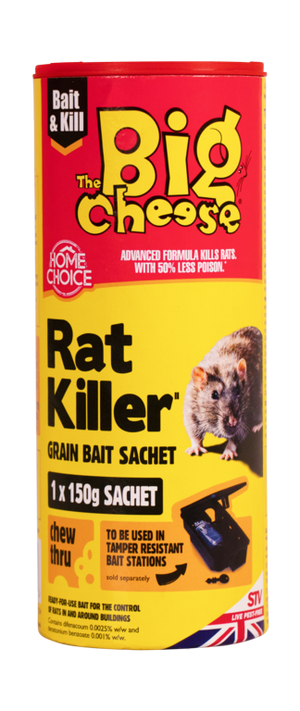 The Big Cheese Rat Killer Grain Bait Sachet