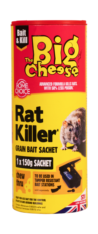 The Big Cheese Rat Killer Grain Bait Sachet
