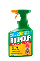 Roundup Total Ready to Use Weed Killer 1L Plus 20% Extra Free