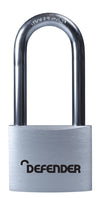 Defender Aluminium Padlock Long Shackle 40mm