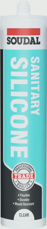 Soudal Sanitary Silicone 300ml White
