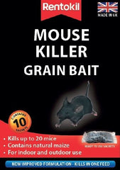 Rentokil Mouse Killer Grain Bait 10 Sachet