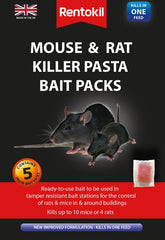 Rentokil Mouse & Rat Killer Pasta Bait 5 Sachet