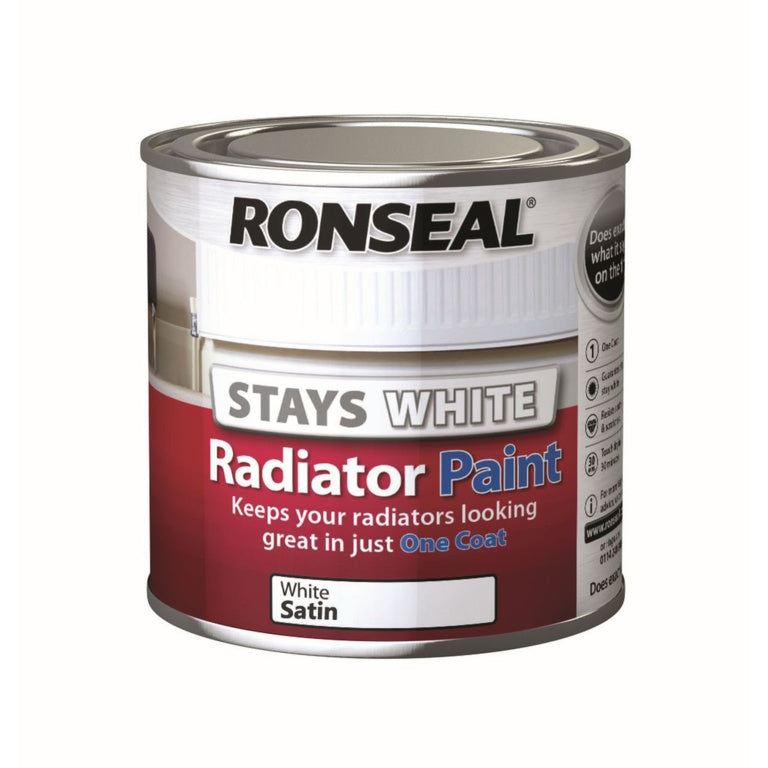 Ronseal One Coat Radiator Paint Satin 250ml